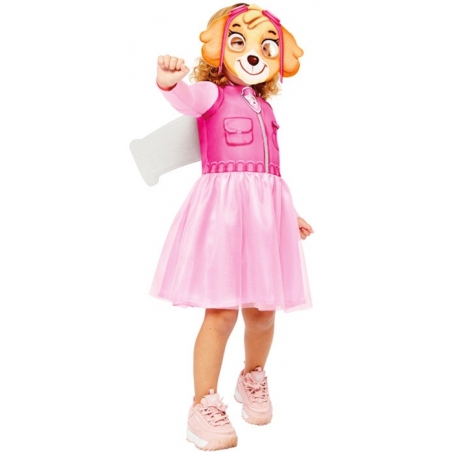 Déguisement Pat Patrouille Stella pour fille avec ailes et masque Déguisement Pat Patrouille Stella pour fille avec ailes et masque