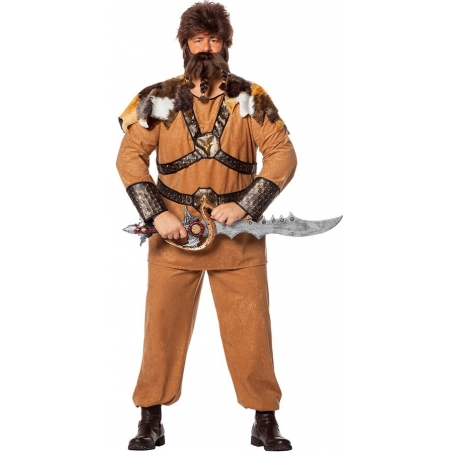 Déguisement homme Viking Grande Taille avec pantalon, tunique et ceinture Déguisement homme Viking Grande Taille avec pantalon, tunique et ceinture