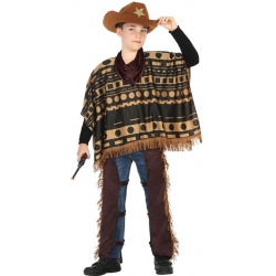 Déguisement cowboy enfant avec poncho