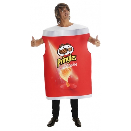 Déguisement Pringles Original pour homme et femme, combinaison en mousse Déguisement Pringles Original pour homme et femme, combinaison en mousse