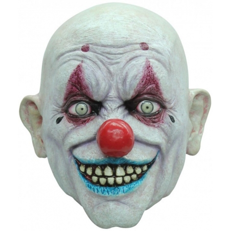 Masque clown Crappy ultra réalise, idéal pour incarner un clown qui fait peur à Halloween Masque clown Crappy ultra réalise, idéal pour incarner un clown qui fait peur à Halloween