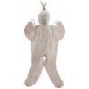costume de lapin gris pour enfant, combinaison avec capuche costume de lapin gris pour enfant, combinaison avec capuche