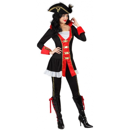 deguisement pirate femme avec pantalon et tunique - costume pirates adultes
