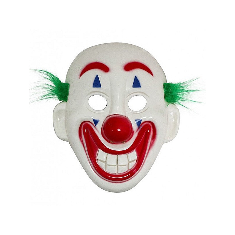 Masque de clown rigolo idéal pour incarner le Joker pour votre soirée d'Halloween