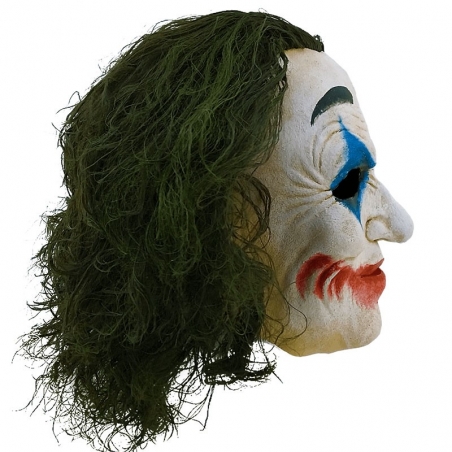 Masque Joker en latex avec cheveux Masque Joker en latex avec cheveux
