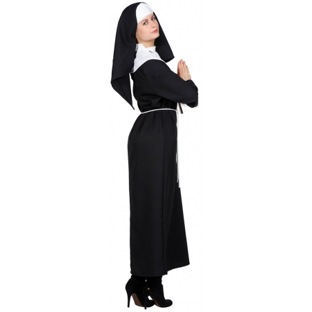 Robe de bonne sœur idéale pour se déguiser pour Halloween ou un enterrement de vie de célibataire Robe de bonne sœur idéale pour se déguiser pour Halloween ou un enterrement de vie de célibataire