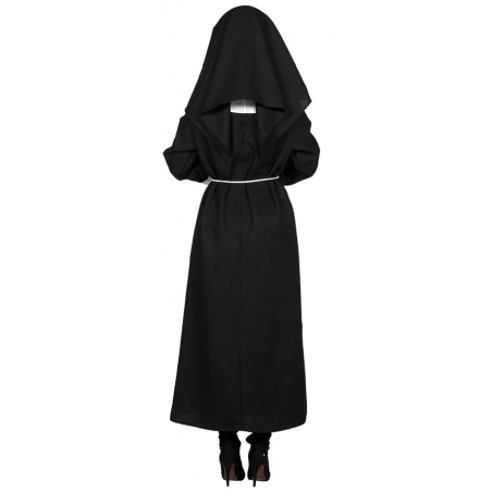 Costume de bonne sœur avec robe, collerette, ceinture et coiffe Costume de bonne sœur avec robe, collerette, ceinture et coiffe