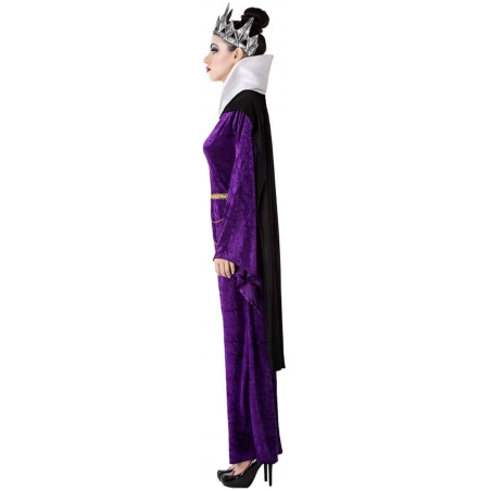 Costume de méchante reine de dessin animé pour femme Costume de méchante reine de dessin animé pour femme