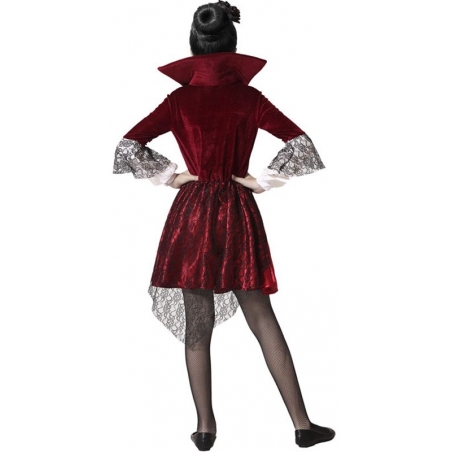 Robe de vampire pour fille de 3 à 12 ans - Déguisement Halloween