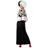 costume cruella femme - deguisement personnage dessin animé disney