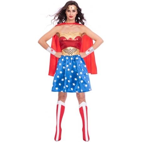 Déguisement Wonder Woman Classique femme incarnez une super héroine DC Comics