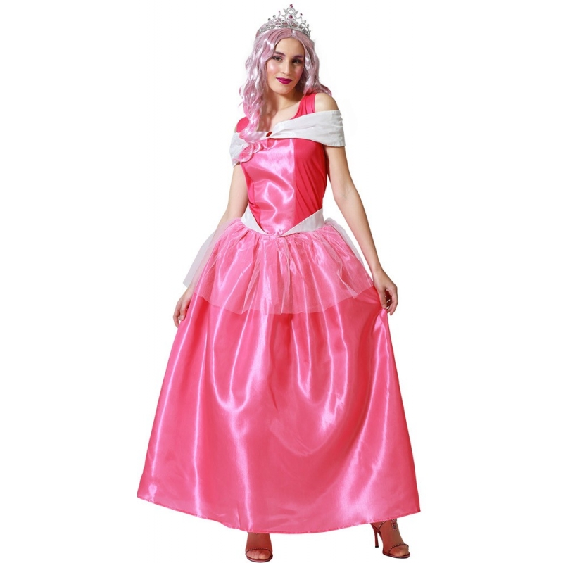 Déguisement princesse médiévale rose et or fille, achat de