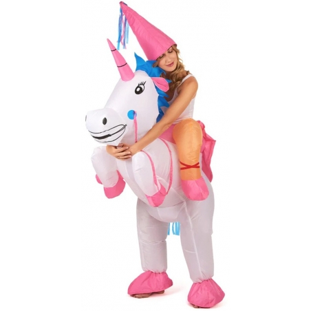 Déguisement de licorne Gonflable pour adulte idéal pour fêter un EVJF