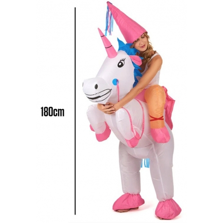 Déguisement gonflable, incarnez ou transformez votre amie en licorne pour fêter son EVJF Déguisement gonflable, incarnez ou transformez votre amie en licorne pour fêter son EVJF