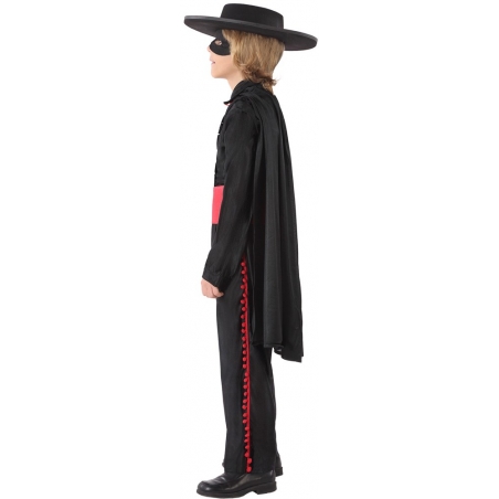 Costume de justicier masqué pour enfant de 3 ans à 12 ans Costume de justicier masqué pour enfant de 3 ans à 12 ans