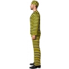 costume de prisonnier jaune et noir pour homme et femme, déguisez-vous en Dalton pour votre soirée personnages de BD costume de prisonnier jaune et noir pour homme et femme, déguisez-vous en Dalton pour votre soirée personnages de BD