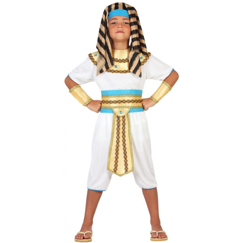 Déguisement d'égyptien pour enfant, transformez votre garçon en véritable pharaon pour son carnaval