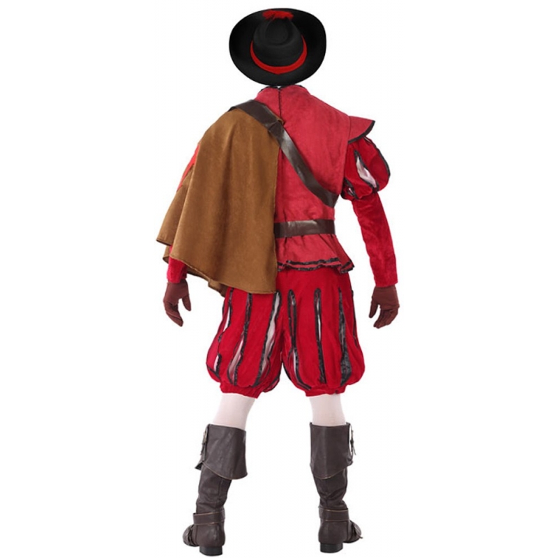 Déguisement de mousquetaire pour homme idéal pour un événement sur le thème médiéval