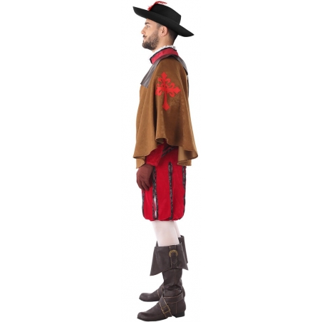 costume de mousquetaire royal pour homme, incarnez un personnage de conte digne du chat botté