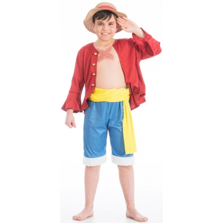 Déguisement Luffy garçon sous licence officielle One Piece - Cosplay Manga