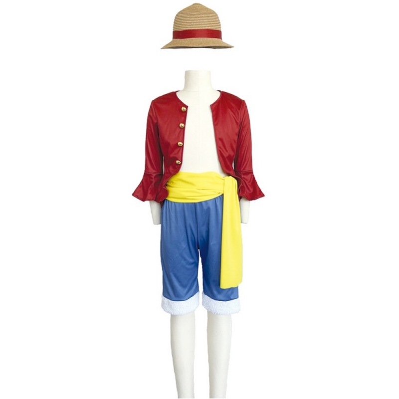 Déguisement One Piece Luffy garçon Cosplay Manga Magie du Déguisement