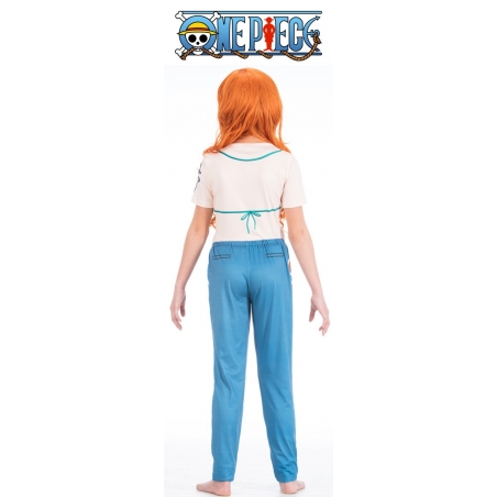 déguisement de Nami pour fille personnage du manga One Piece pour enfant
