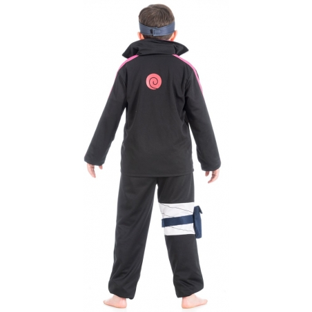 Boruto déguisement pour enfant avec haut, veste, pantalon, bandeau et pochette - Cosplay Manga Boruto