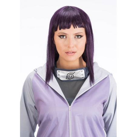 Cosplay Hinata femme issue du manga Naruto haut avec veste et tour de cou