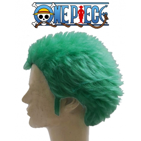 Zoro One Piece perruque officielle, complétez votre cosplay One Piece avec cette perruque sous licence officielle