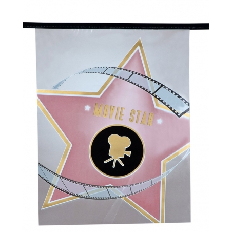 Guirlande thème cinéma, fanion péllicule Guirlande thème cinéma, fanion péllicule