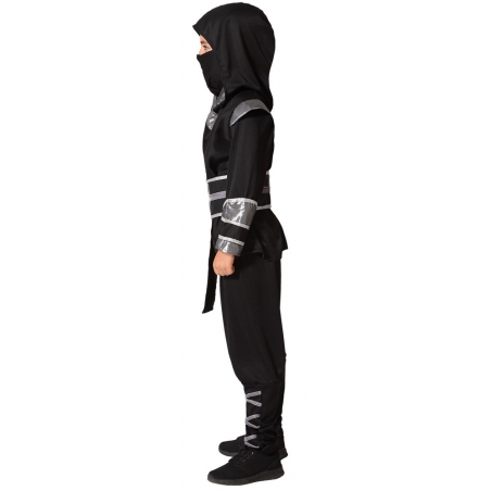 déguisement garçon ninja garçon noir et gris déguisement garçon ninja garçon noir et gris