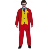 déguisement clown joker rouge pour homme idéal pour une soirée déguisée thème cinéma ou par halloween déguisement clown joker rouge pour homme idéal pour une soirée déguisée thème cinéma ou par halloween