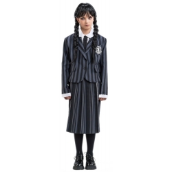 Robe de Bal de Mercredi Addams pour Fille du 7 au 14 ans - déguiz