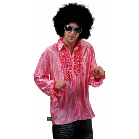 Chemise disco rose pour déguisement disco - la magie du déguisement