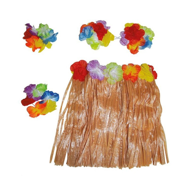 kit déguisement hawaïenne fille
