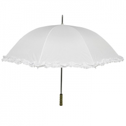 Mariage - Ombrelle blanche d'envrion 98 x 120 cm