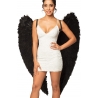 Ailes d'ange noire géantes 120 cm x 120 cm Ailes d'ange noire géantes 120 cm x 120 cm