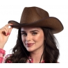 Chapeau cowgirl marron idéal pour accessoiriser une tenue western Chapeau cowgirl marron idéal pour accessoiriser une tenue western