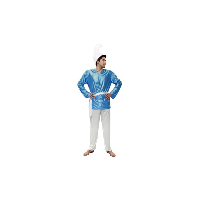 Déguisement lutin bleu homme