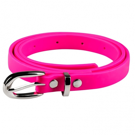 Ceinture fluo rose, idéal pour accessoiriser une tenue sur le thème des années 80