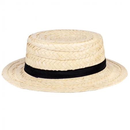 Canotier chapeau en paille Canotier chapeau en paille