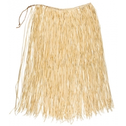 Jupe hawaiienne naturelle en raffia idéale pour composer votre tenue Hawaienne