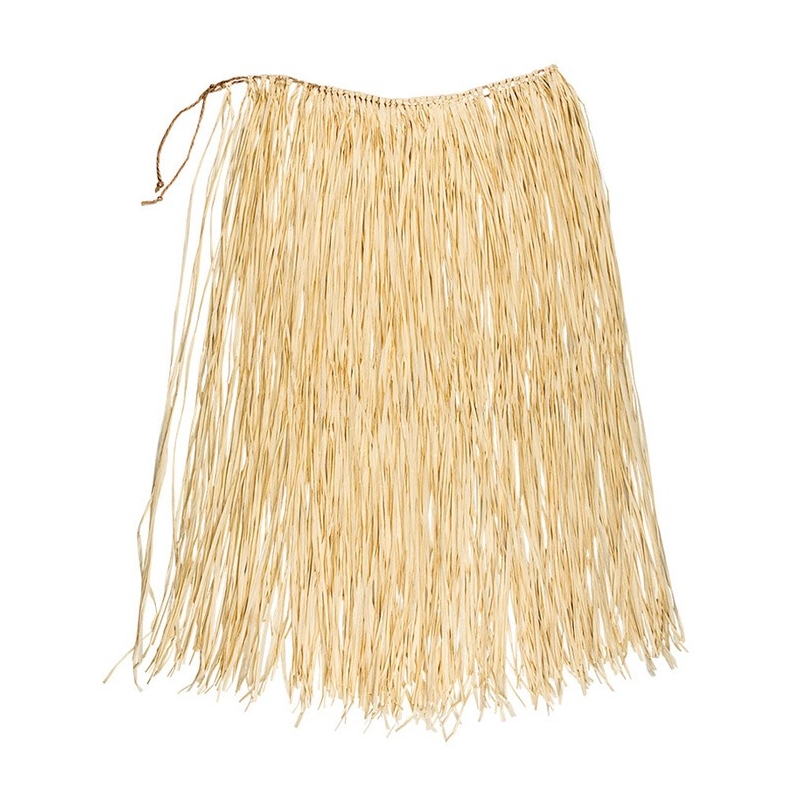 Jupe hawaiienne naturelle en raffia idéale pour composer votre tenue Hawaienne