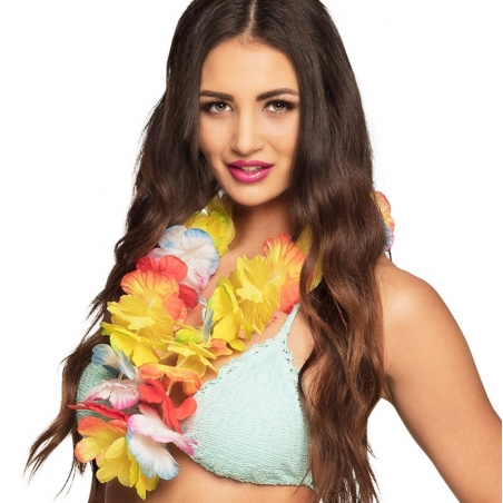 Collier hawaien avec fleurs, l'accessoire idéal pour une Tropical Party