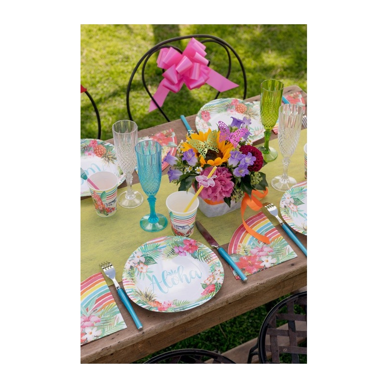 20 serviettes hawaiennes Aloha - Hawaï Party 