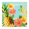 Serviettes paradis tropical en papier, dressez une table Hawaïenne ou sur le thème du voyage Serviettes paradis tropical en papier, dressez une table Hawaïenne ou sur le thème du voyage