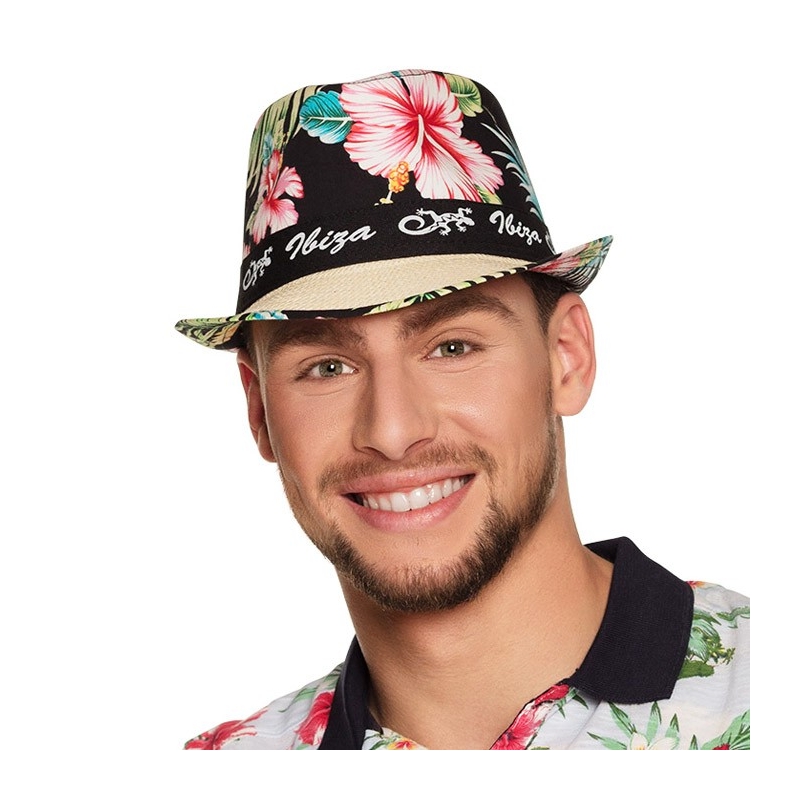 Chapeau Hawaien pour homme, borsalino Ibiza
