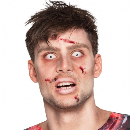 Zombie Make-Up - Lentilles blanches (sans correction) Zombie Make-Up - Lentilles blanches (sans correction)