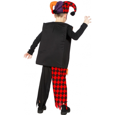 Costume de bouffon halloween pour enfant 