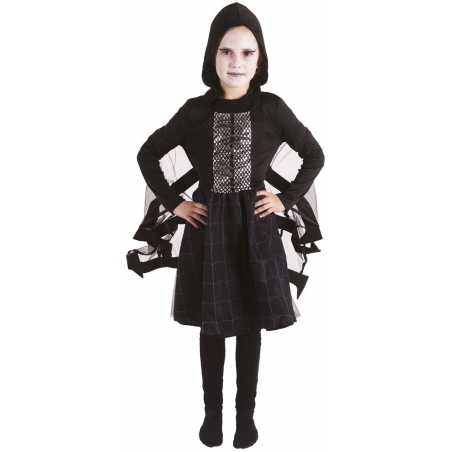 Robe Halloween fille araignée de 5 à 6 ans